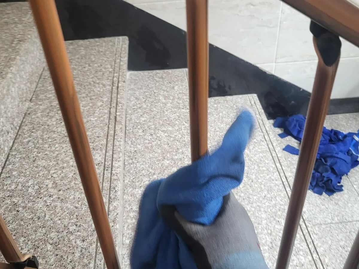 남해군 서면 빌라 난간·손잡이 위생청소 사례 - 행진크린